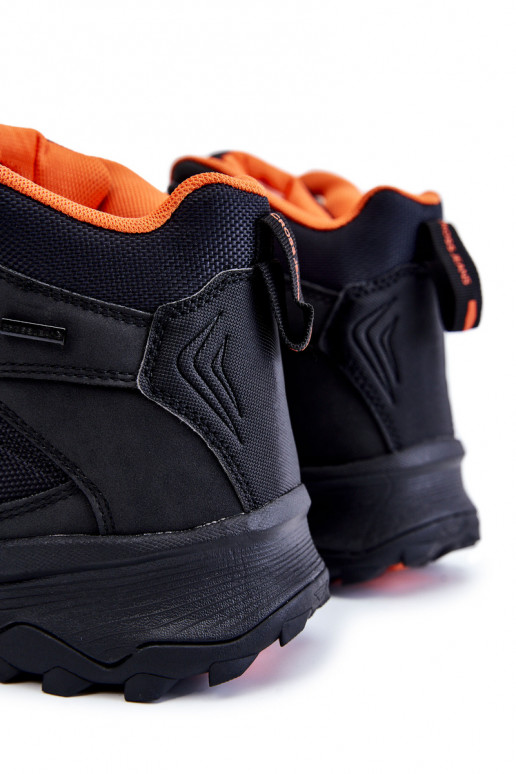 Vyriški žygio batai pašiltinti Cross Jeans KK1R4018C juodos spalvos