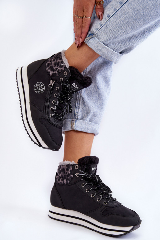 Moteriškas Aulinukai pašiltinti Lee Cooper LCJ-22-31-1448 juodos spalvos Moteriškas Aulinukai pašiltinti Lee Cooper LCJ-22-31-1448 juodos spalvos