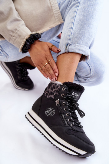 Moteriškas Aulinukai pašiltinti Lee Cooper LCJ-22-31-1448 juodos spalvos 2