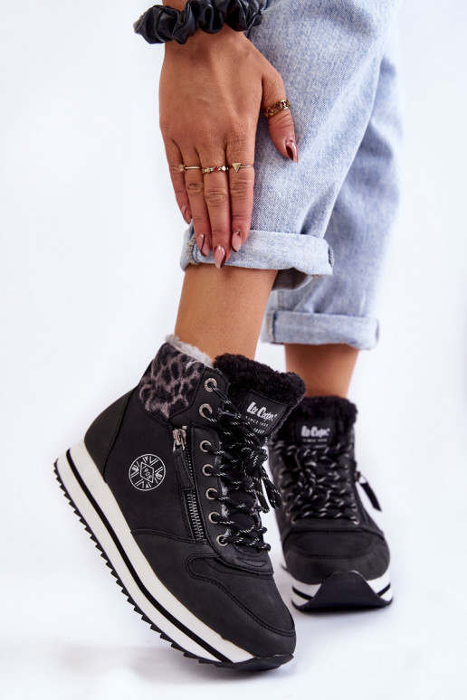 Moteriškas Aulinukai pašiltinti Lee Cooper LCJ-22-31-1448 juodos spalvos Moteriškas Aulinukai pašiltinti Lee Cooper LCJ-22-31-1448 juodos spalvos