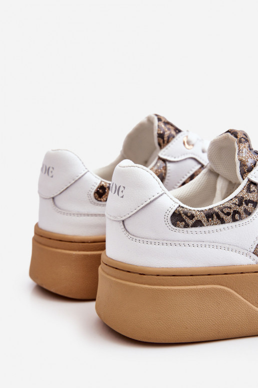 Moteriškas Patogūs sportbačiai GOE LL2N4052 Baltos-smėlio spalvos