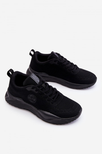 Vyriški Sneakers modelio batai Memory Foam Big Star LL174248 juodos spalvos 2
