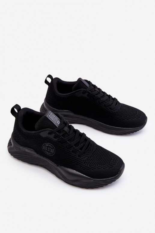 Vyriški Sneakers modelio batai Memory Foam Big Star LL174248 juodos spalvos Vyriški Sneakers modelio batai Memory Foam Big Star LL174248 juodos spalvos