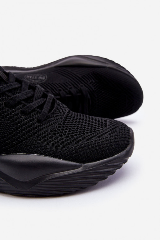 Vyriški Sneakers modelio batai Memory Foam Big Star LL174248 juodos spalvos Vyriški Sneakers modelio batai Memory Foam Big Star LL174248 juodos spalvos