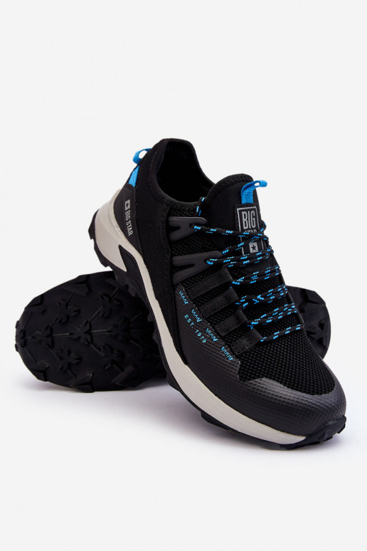 Vyriški sportiniai bateliai Memory Foam System Big Star LL174130 juodos spalvos Vyriški sportiniai bateliai Memory Foam System Big Star LL174130 juodos spalvos