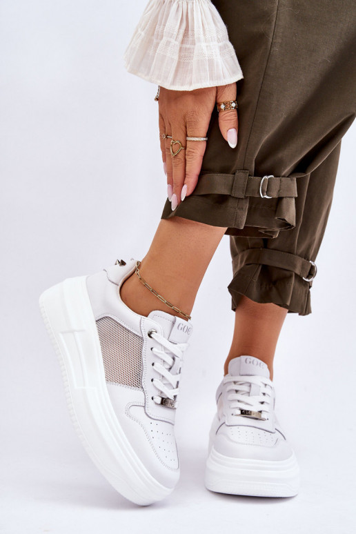 Moteriškas Klasikinio modelio sportiniai bateliai GOE LL2N4060 baltos spalvos