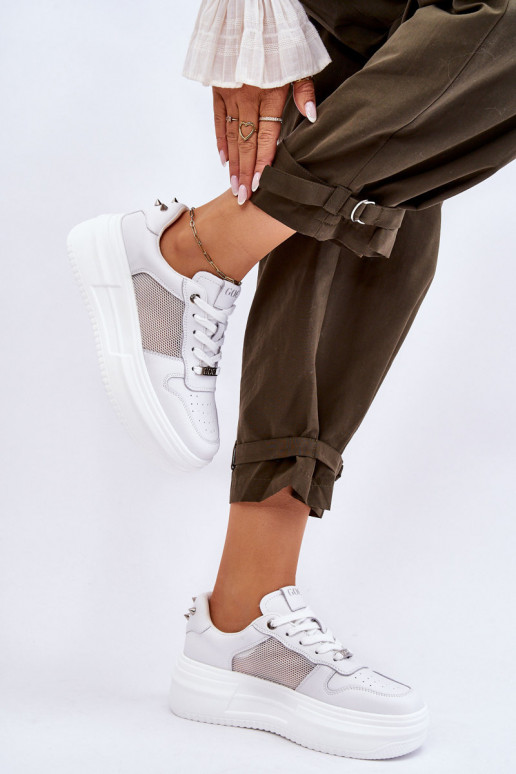 Moteriškas Klasikinio modelio sportiniai bateliai GOE LL2N4060 baltos spalvos