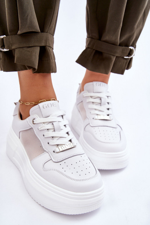 Moteriškas Klasikinio modelio sportiniai bateliai GOE LL2N4060 baltos spalvos