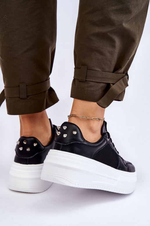 Moteriškas Klasikinio modelio sportiniai bateliai GOE LL2N4061 juodos spalvos Moteriškas Klasikinio modelio sportiniai bateliai GOE LL2N4061 juodos spalvos