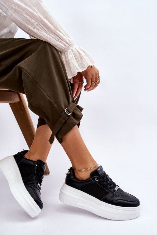 Moteriškas Klasikinio modelio sportiniai bateliai GOE LL2N4061 juodos spalvos Moteriškas Klasikinio modelio sportiniai bateliai GOE LL2N4061 juodos spalvos