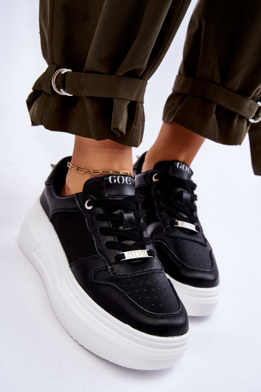 Moteriškas Klasikinio modelio sportiniai bateliai GOE LL2N4061 juodos spalvos Moteriškas Klasikinio modelio sportiniai bateliai GOE LL2N4061 juodos spalvos