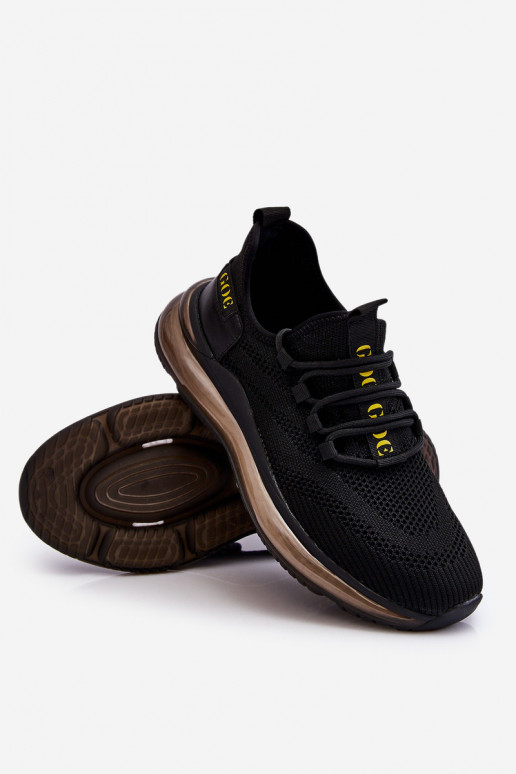 Įsispiriamo modelio Vyriški sportiniai bateliai GOE LL1N4024 juodos spalvos