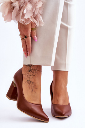 Oda Bateliai LeĮskis 3117 rudos spalvos