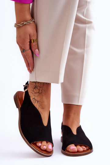 Moteriškos zomšinės basutės LeĮskis Shoes 3220/X smėlio spalvos