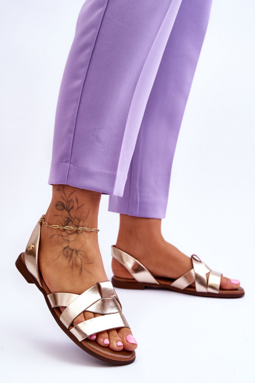 Zazoo 40185 Patogus Oda Įsispiriamos aukso spalvos Zazoo 40185 Patogus Oda Įsispiriamos aukso spalvos