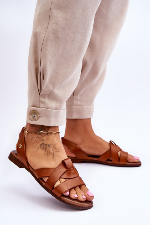 Zazoo 40185 Patogus Oda Įsispiriamos rudos spalvos Zazoo 40185 Patogus Oda Įsispiriamos rudos spalvos