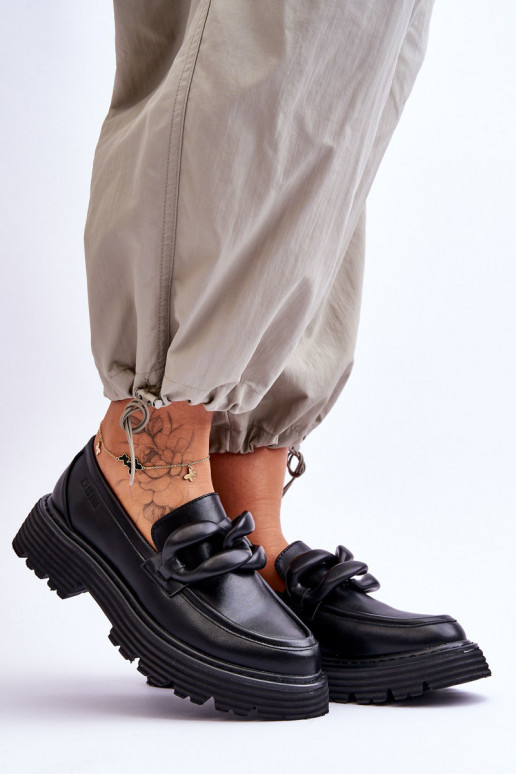 Oda Mokasinai batai Big Star LL274580 juodos spalvos