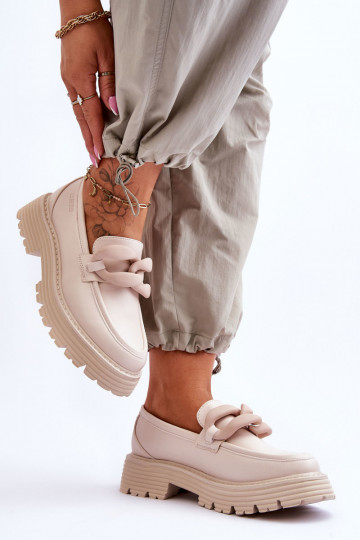 Oda Mokasinai batai Big Star LL274581 smėlio spalvos 2