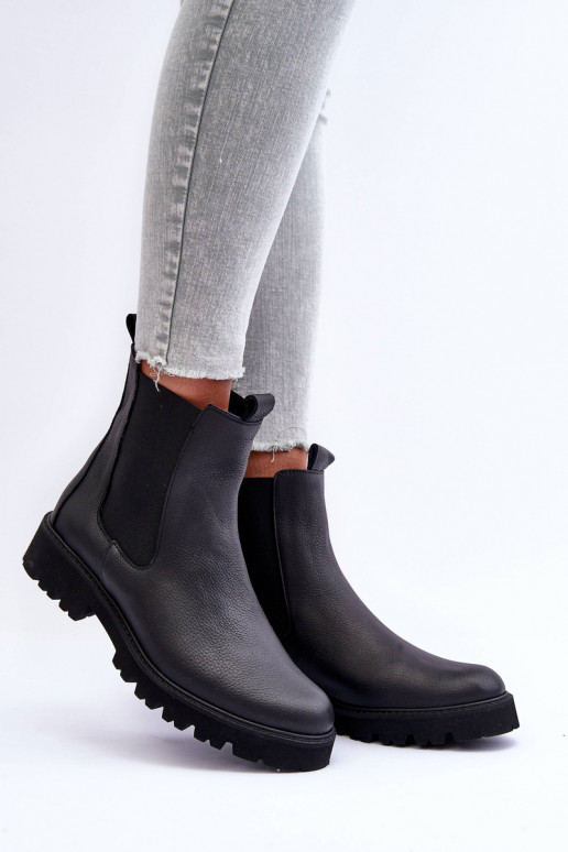 Oda stilingi aulinukai juodos spalvos Nicole 2672