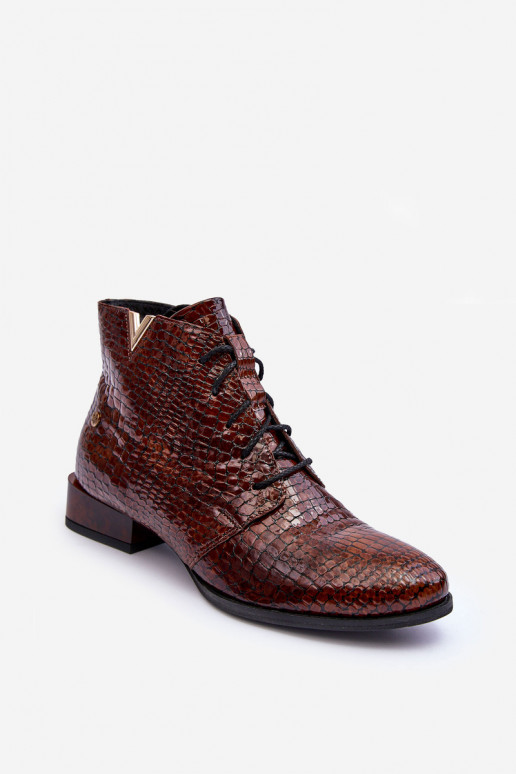 Moteriški aulinukai Tai turiciejka 5743C-02 rudos spalvos Moteriški aulinukai Tai turiciejka 5743C-02 rudos spalvos