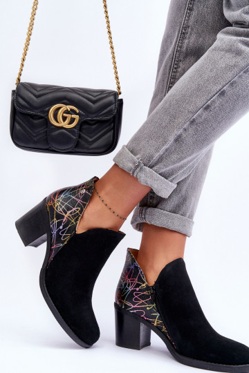 Moteriški aulinukai su kulniukais Tai turiciejka 04492-99 juodos spalvos