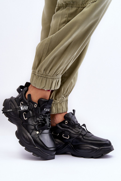 sportiniai bateliai Sneakers modelio batai GOE MM2N4014 juodos spalvos