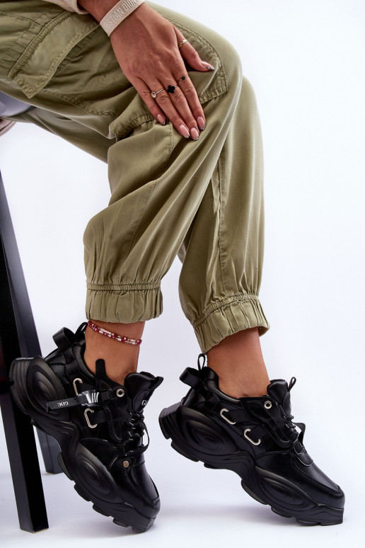 sportiniai bateliai Sneakers modelio batai GOE MM2N4014 juodos spalvos