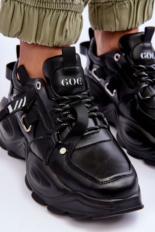 sportiniai bateliai Sneakers modelio batai GOE MM2N4014 juodos spalvos
