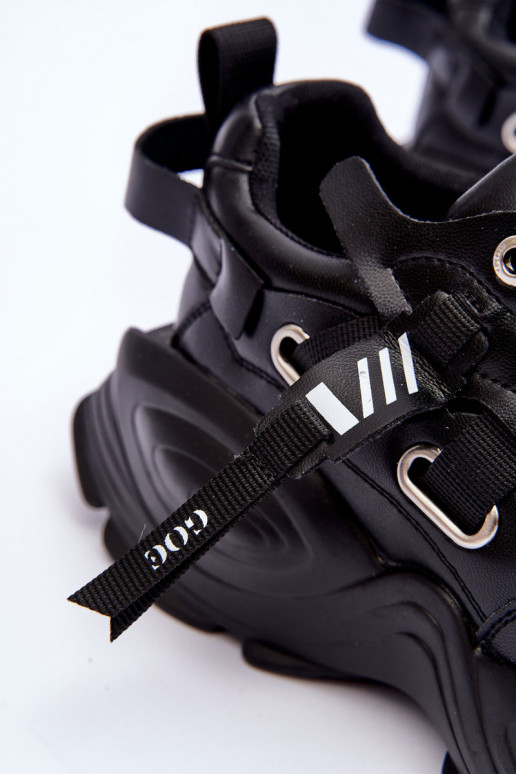 sportiniai bateliai Sneakers modelio batai GOE MM2N4014 juodos spalvos