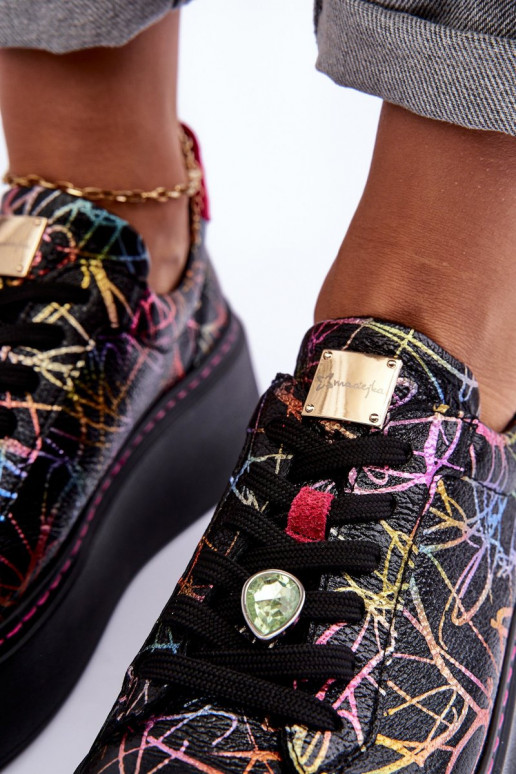 Oda sportiniai bateliai su platforma Tai turiciejka 06191-39 įvairių spalvų