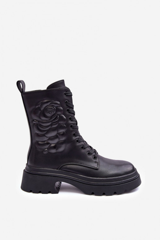 pašiltinti Oda auliniai batai Aulinukai S.Barski MR870-25 juodos spalvos pašiltinti Oda auliniai batai Aulinukai S.Barski MR870-25 juodos spalvos