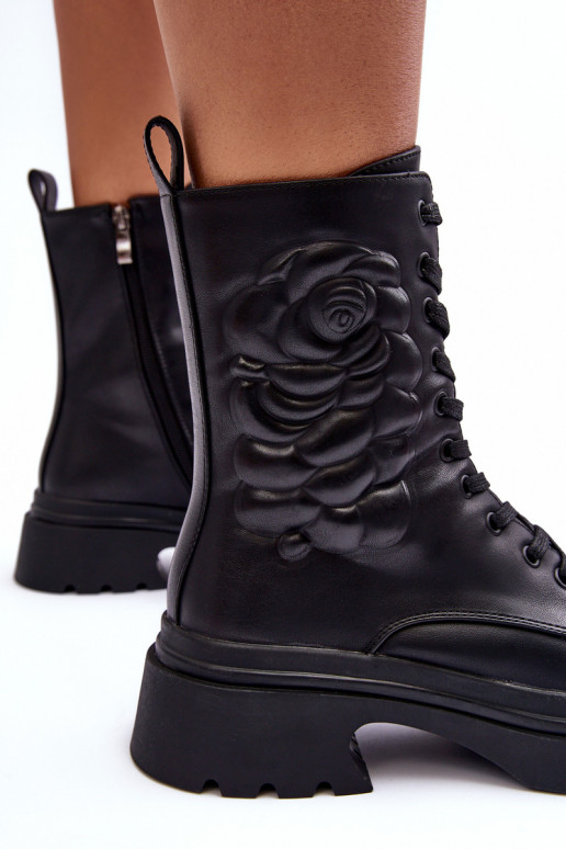 pašiltinti Oda auliniai batai Aulinukai S.Barski MR870-25 juodos spalvos pašiltinti Oda auliniai batai Aulinukai S.Barski MR870-25 juodos spalvos