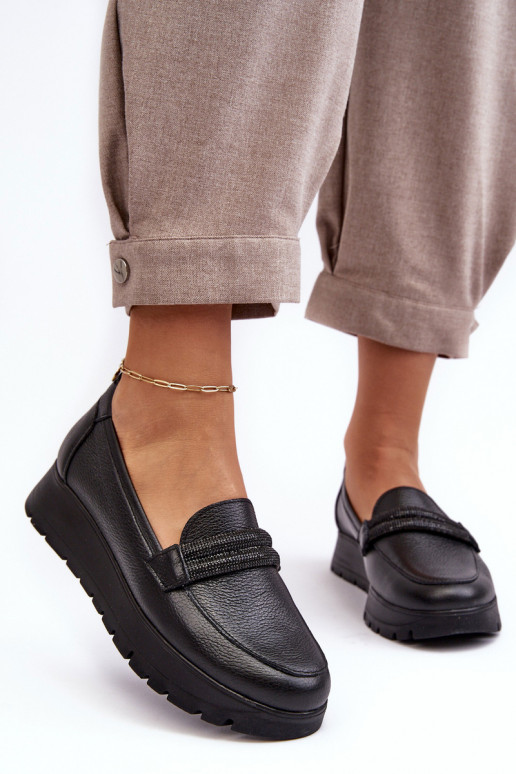 Oda batai su platforma su ornamentais juodos spalvos Lemar Lehira Oda batai su platforma su ornamentais juodos spalvos Lemar Lehira