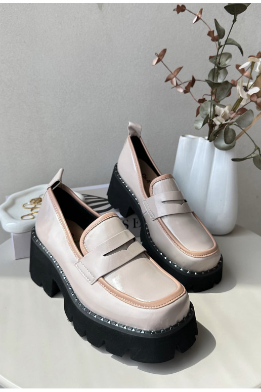 Oda Moteriškas Mokasinai D&A MR870-32 smėlio spalvos