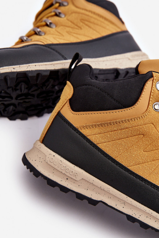 Moteriškas Pašiltinti žygio batai rudos spalvos Big Star MM274479 Moteriškas Pašiltinti žygio batai rudos spalvos Big Star MM274479