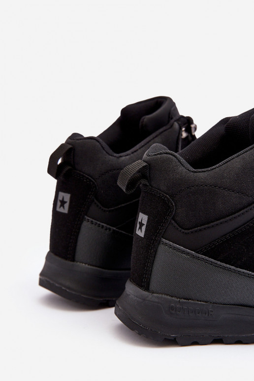 Moteriškas Pašiltinti žygio batai juodos spalvos Big Star MM274481 Moteriškas Pašiltinti žygio batai juodos spalvos Big Star MM274481