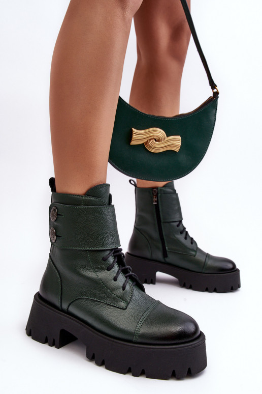 Oda Auliniai batai žalios spalvos Lemar Anceria