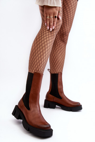 Aulinukai Laura Messi 2693/229 rudos spalvos