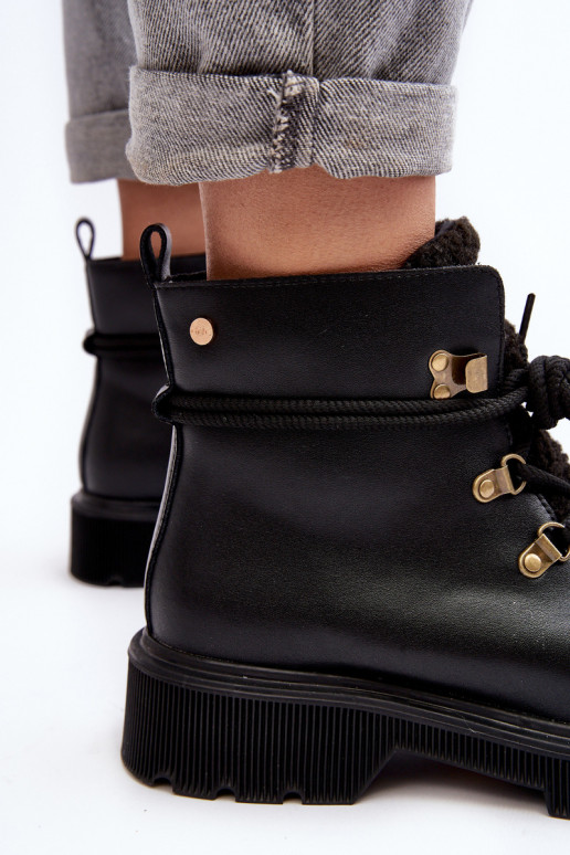 Oda Aulinukai batai Moteriškas GOE MM2N4082 juodos spalvos