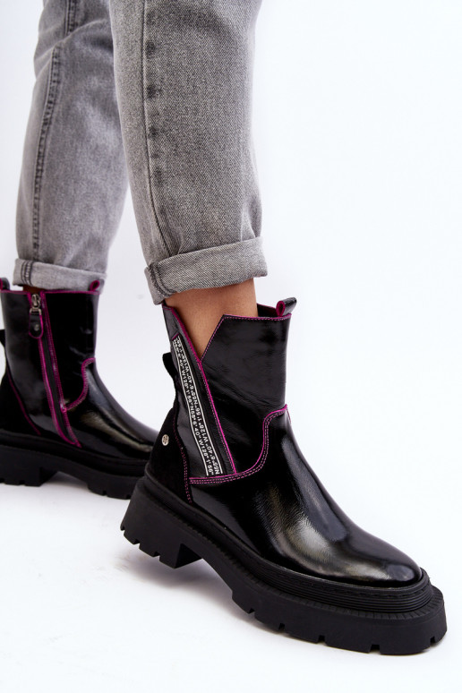 Oda Moteriškas Aulinukai Tai turiciejka 06236-15 juodos spalvos