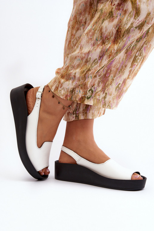 Zazoo 2893 Moteriškos basutės Oda na Storasj PodeszĮie baltos spalvos Zazoo 2893 Moteriškos basutės Oda na Storasj PodeszĮie baltos spalvos