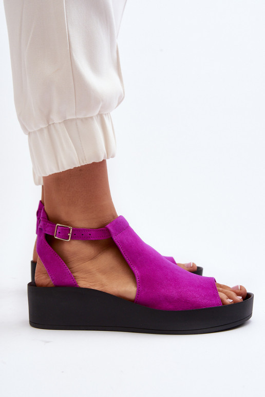 Zazoo 2914 Moteriškos zomšinės basutės rožinės spalvos Zazoo 2914 Moteriškos zomšinės basutės rožinės spalvos