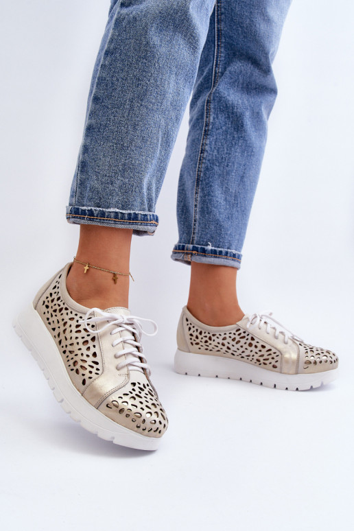 Zazoo 2821 Oda batai Moteriškas su aužūro elementais aukso spalvos