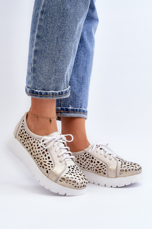 Zazoo 2821 Oda batai Moteriškas su aužūro elementais aukso spalvos