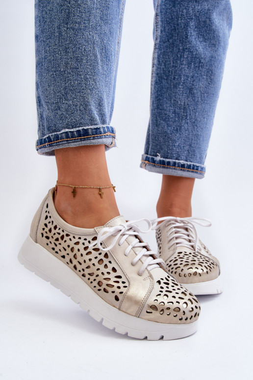 Zazoo 2821 Oda batai Moteriškas su aužūro elementais aukso spalvos