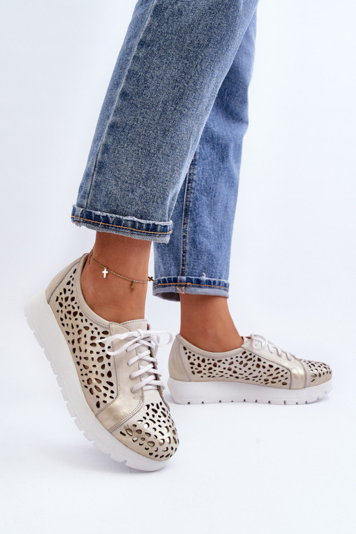 Zazoo 2821 Oda batai Moteriškas su aužūro elementais aukso spalvos