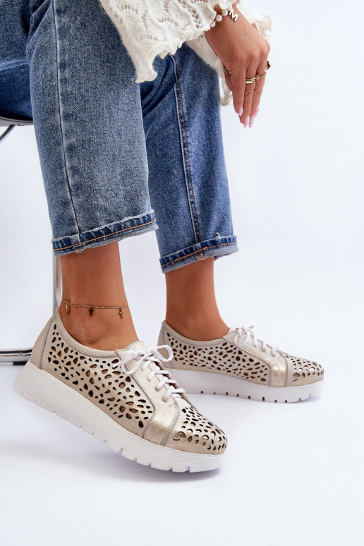 Zazoo 2821 Oda batai Moteriškas su aužūro elementais aukso spalvos