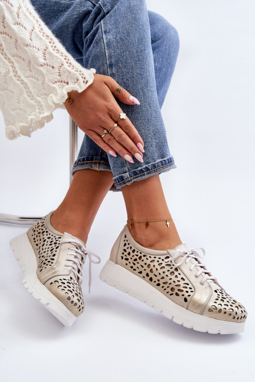 Zazoo 2821 Oda batai Moteriškas su aužūro elementais aukso spalvos