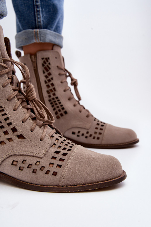 Zazoo 2627 su aužūro elementais Oda Aulinukai smėlio spalvos Zazoo 2627 su aužūro elementais Oda Aulinukai smėlio spalvos