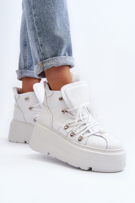 Zazoo 3416 Oda Moteriškas sportiniai bateliai baltos spalvos